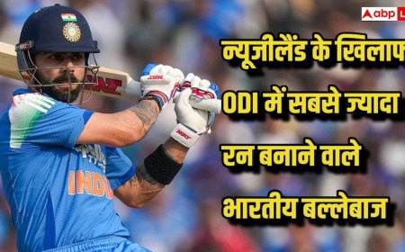 IND vs NZ ODI: न्यूजीलैंड के खिलाफ ODI में सबसे ज्यादा रन बनाने वाले भारतीय बल्लेबाज कौन, टॉप 5 में रोहित शर्मा का नाम नहीं