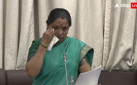 के. कविता का विधान परिषद से इस्तीफा मंजूर; भावुक विदाई के साथ BRS से टूटा नाता, अब नई सियासी पारी की तैयारी