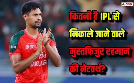 Mustafizur Rahman Net Worth: IPL से बाहर होने वाले मुस्तफिजुर रहमान कितने अमीर हैं? करोड़ों में है नेटवर्थ