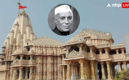 नेहरू ने सोमनाथ मंदिर के पुनर्निर्माण के विरोध में 17 लेटर लिखे? BJP बोली- 'वो PAK को खुश करने में बिजी थे...'