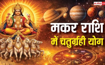 Chaturgrahi Rajyog: मकर राशि में 4 ग्रहों का अद्भुत मिलन, 17 जनवरी के बाद इन राशियों का लगेगा जैकपॉट