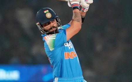 शतक से चूके विराट कोहली, लेकिन तोड़ डाले 5 बड़े रिकॉर्ड; न्यूजीलैंड के खिलाफ पहले वनडे में बनाया नया 'वर्ल्ड रिकॉर्ड'