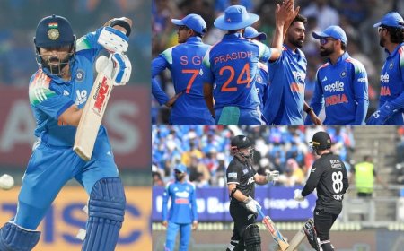 भारत ने जीता 2026 का पहला मैच, न्यूजीलैंड ने खूब जोर लगाया, लेकिन टीम इंडिया ने लहराया परचम; शतक से चूके विराट