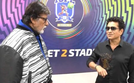 Watch: सचिन तेंदुलकर और अमिताभ बच्चन का हुआ क्रिकेट मैच, जानें किसने जीता दिग्गजों का 'बैटल'