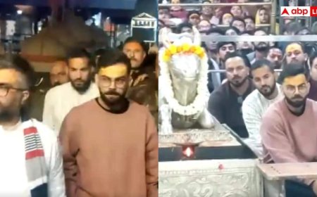 महाकाल की शरण में पहुंचे विराट कोहली और कुलदीप यादव, तड़के 4 बजे भस्म आरती में हुए शामिल