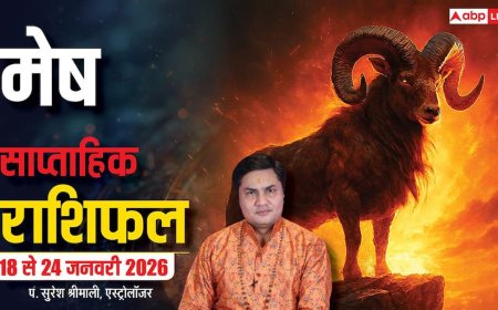 Mesh Weekly Horoscope 2026: मेष 18-24 जनवरी राशिफल, चुनौतियों से भरा सप्ताह! हनुमान चालीसा से मिलेगी शांति!