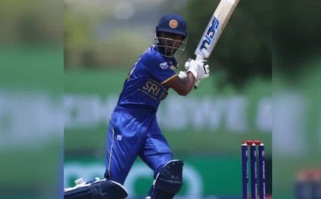 Under 19 world Cup: विमथ दिनसारा ने खेली कप्तानी पारी, आयरलैंड को रौंदकर ग्रुप A में टॉप पर श्रीलंका