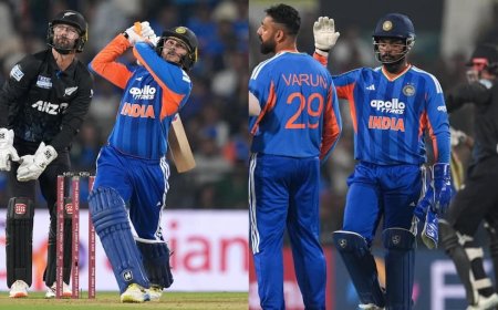 IND vs NZ 1st T20I: भारत ने जीता पहला टी20, पहले बनाया सबसे बड़ा टोटल; फिर न्यूजीलैंड को 48 रन से चटाई धूल