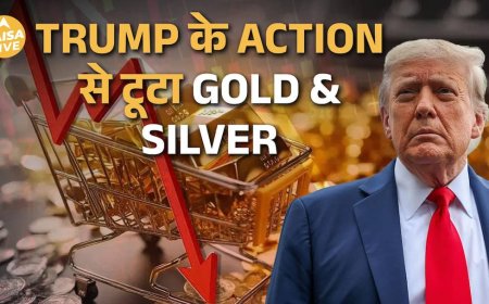 Trump के बयान से Market में तूफानी तेजी | Sensex +850, Nifty उछला | Gold-Silver Crash | Paisa Live
