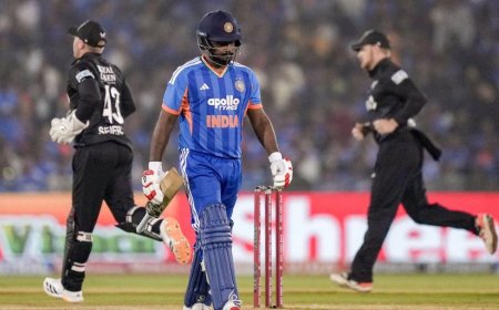 IND Vs NZ: पहले जीरो पर आउट होने से बचे संजू सैमसन, फिर तीन गेंद बाद ही लौटे पवेलियन, खराब फॉर्म जारी