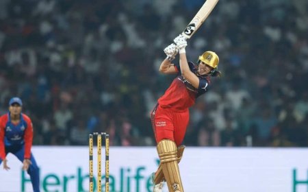 जीत के सिक्सर से चूकी RCB, दिल्ली कैपिटल्स ने रोका विजयरथ; प्लेऑफ की उम्मीद बरकरार