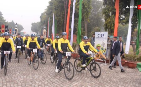 तटीय सुरक्षा और देशभक्ति का संदेश, CISF का वंदे मातरम तटीय साइक्लोथॉन-2026 शुरू, नित्यानंद राय ने दिखाई हरी झंडी