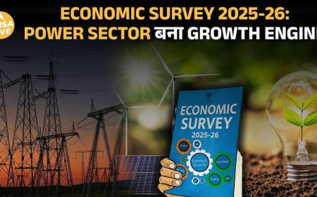 India की बिजली में बड़ा बदलाव | Power Sector बना Growth Engine | Economic Survey 2025-26 |