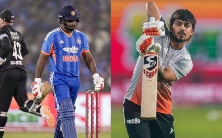 संजू सैमसन OUT, ईशान किशन की वापसी? न्यूजीलैंड के खिलाफ 5वें टी20 में भारत की प्लेइंग 11 में होंगे 2 बड़े बदलाव?