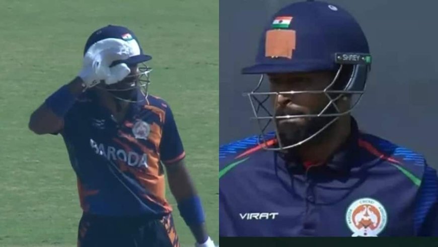 6,6,6,6,6, 4..., हार्दिक पांड्या का तूफान, जड़ दिया पहला शतक; 62 गेंद में 66 पर थे फिर एक ओवर में पूरी कर ली सेंचुरी