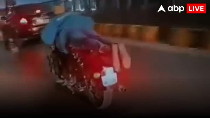 Hyderabad Bike Stunt: रील का जानलेवा जुनून! चलती बाइक पर 'सुपरमैन' बना युवक और फिर...