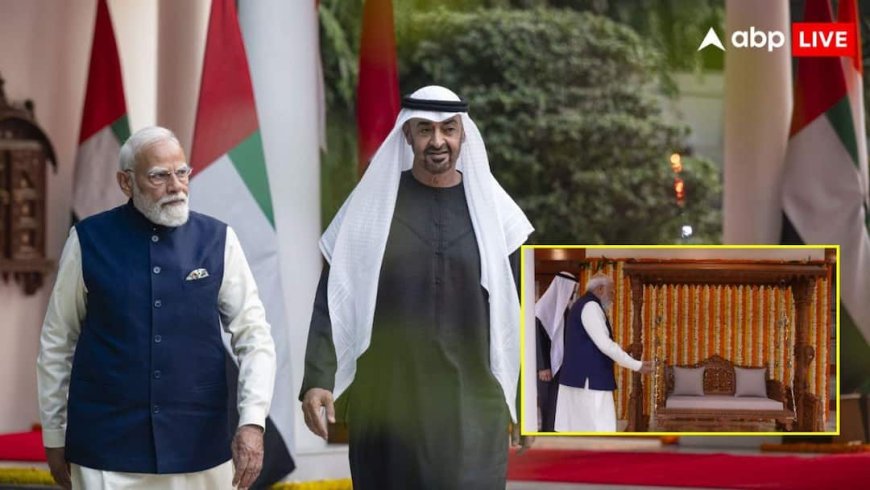 गुजराती झूला, चांदी के बॉक्स में कश्मीरी शॉल... PM मोदी ने UAE के राष्ट्रपति को तोहफे में दिए ये गिफ्ट