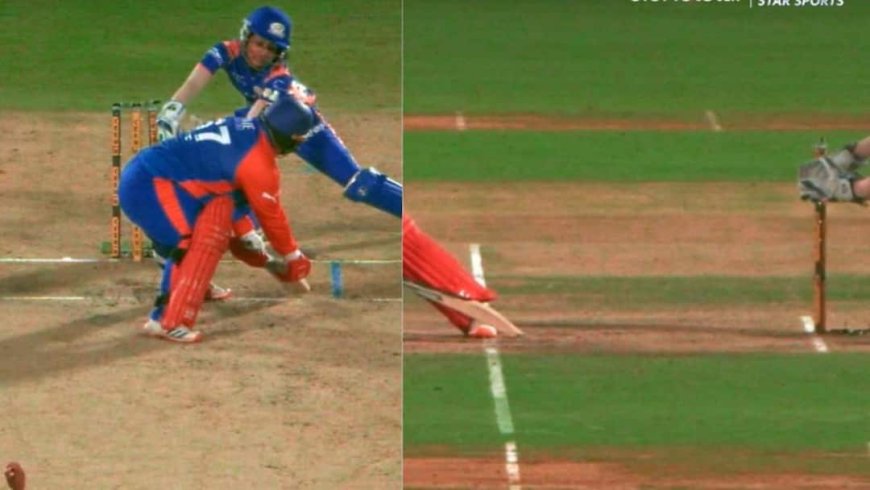 OUT या नॉट आउट, दिल्ली-मुंबई के मैच में तगड़ा बवाल; बीच मैदान में जबरदस्त ड्रामा