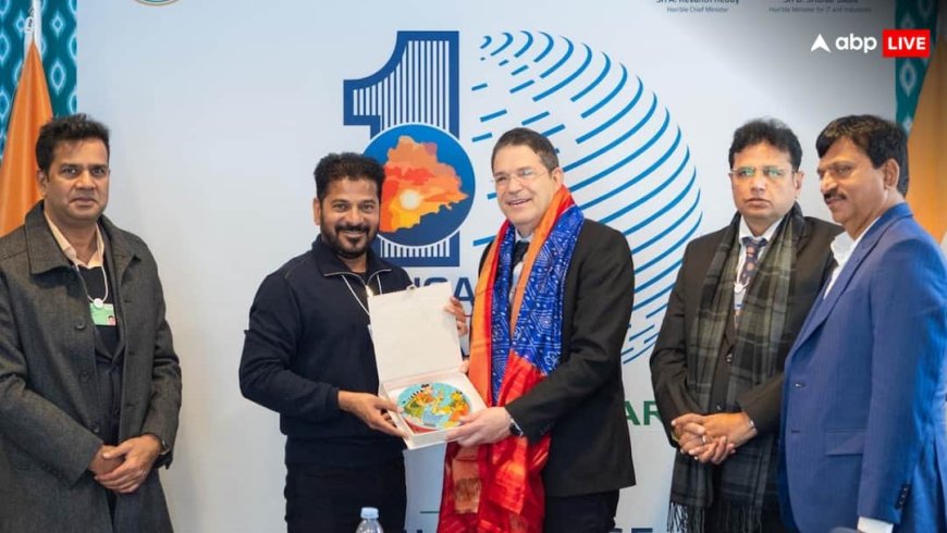 दावोस में तेलंगाना की धमाकेदार पारी: 'भारत फ्यूचर सिटी' के विकास पर UAE से समझौता, इजराइल और गूगल से मिलेगी AI में मदद