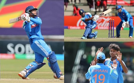 U19 Cricket World Cup: 206 की स्ट्राइक रेट, 4 छक्के, 9 चौके...,वैभव सूर्यवंशी ने की अफगानिस्तानी गेंदबाजों की जमकर कुटाई, विश्वकप फाइनल में टीम इंडिया