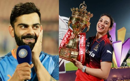 'आप इसके हकदार हैं...', WPL चैंपियन बनने पर विराट कोहली ने RCB और स्मृति मंधना को यूं दी बधाई