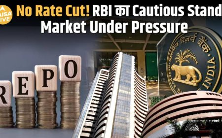 RBI ने Market को दिया Relief, Repo Rate Unchanged| Paisa Live