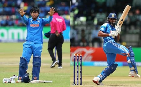 भारत ने बना दिया वर्ल्ड कप फाइनल का सबसे बड़ा स्कोर, इंग्लैंड को दिया 412 का लक्ष्य; वैभव सूर्यवंशी ने अकेले बनाए 175