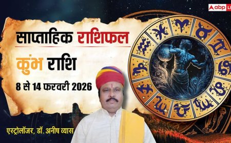 Kumbh Weekly Rashifal 2026: कुंभ राशि को मिलेगा किस्मत का जोरदार साथ, खुशियों से चमकेगा पूरा सप्ताह