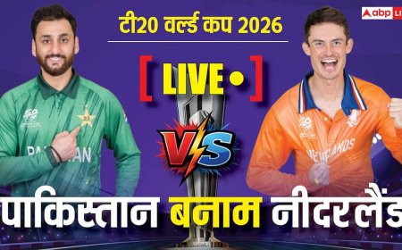 PAK vs NED Live Score: पाकिस्तान का पहला विकेट गिरा, भारतीय मूल के खिलाड़ी ने सईम अयूब को किया आउट; 148 का लक्ष्य