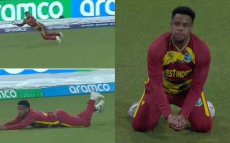 Watch: शिमरन हेटमायर ने पकड़ा 'कैच ऑफ द टूर्नामेंट', फील्डिंग देख उड़ जाएंगे होश; मजेदार वीडियो वायरल