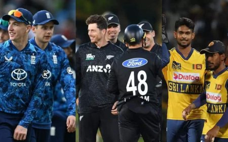 टी20 वर्ल्ड कप में संडे को 3 मैच, इंग्लैंड-न्यूजीलैंड-श्रीलंका दिखेगी एक्शन में; जानें सभी मुकाबलों की डिटेल्स