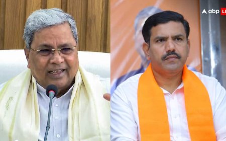 खाकी पैंट में गांधीजी, कांग्रेस को BJP का जवाब- बापू ने राहुल गांधी को छड़ी से पीटा... कर्नाटक में विज्ञापन पर बवाल