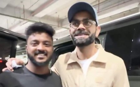 'कौन है फोटो वाला, आ जाओ...', 1100 करोड़ के मालिक विराट कोहली ने खुद बुलाकर फैंस के साथ खिंचवाई फोटो; वीडियो वायरल 