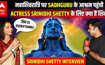 Srinidhi Shetty Interview: Mahashivratri पर Sadhguru के आश्रम पहुंची Actress | Isha Foundation