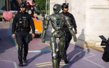 चीन ने कर दिया कमाल! गलियों में उतारे टर्मिनेटर जैसे रोबोट, ट्रैफिक भी संभाल रहे