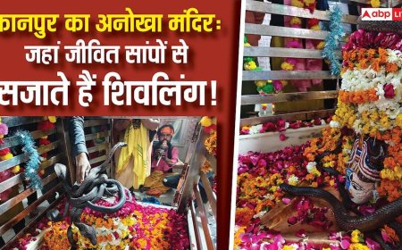 200 साल पुराना कानपुर का मंदिर, जहां जिंदा सांपों से होता है शिवलिंग का श्रृगांर और बदलता है रंग!
