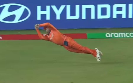 VIDEO: इस खिलाड़ी ने 41 की उम्र में दिखाई 21 वाली फुर्ती, हवा में उड़ते हुए पकड़ा तिलक वर्मा का हैरतअंगेज कैच