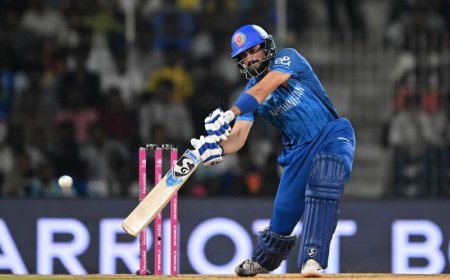 चेन्नई में अफगानिस्तान के बल्लेबाजों ने मचाया गदर, इब्राहिम जादरान शतक से चूके, बना डाले 200 रन