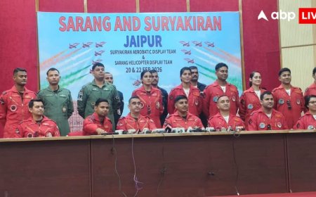 जयपुर में होगा इंटरनेशनल लेवल का एयर शो, वायुसेना के जांबाज दिखाएंगे दम, 1000 फीट ऊंचाई पर धुएं से बनाएंगे तिरंगा