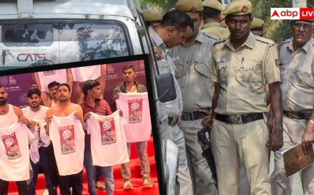 AI समिट में शर्टलेस प्रदर्शन: कांग्रेस के 4 कार्यकर्ता गिरफ्तार, दिल्ली पुलिस को 7 की तलाश