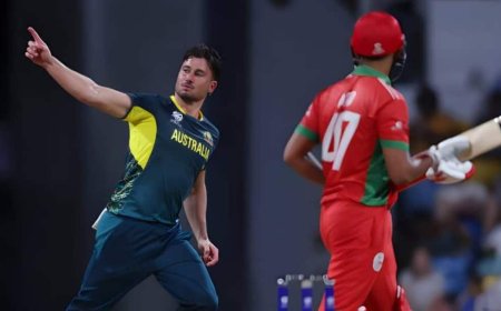 AUS vs OMAN: ऑस्ट्रेलिया के सामने सस्ते में निपटी ओमान, कंगारूओं को मिला 105 रन का लक्ष्य; एडम जैम्पा के नाम 4 विकेट