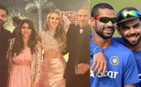 Shikhar Dhawan Wedding: रितिका के साथ शिखर धवन की शादी में पहुंचे रोहित शर्मा, विराट कोहली ने यूं दी बधाई