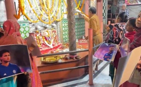 भारत बनाम दक्षिण अफ्रीका सुपर-8 मैच से पहले प्रयागराज में महा आरती, टीम इंडिया की जीत की प्रार्थना