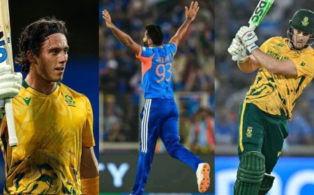 20 रन पर गिरे 3 विकेट, फिर मिलर और ब्रेविस का आया तूफान; दक्षिण अफ्रीका ने बना दिए 187 रन