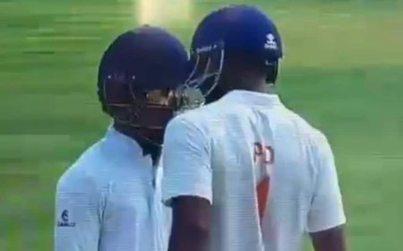 Watch: हेलमेट से सिर पर मारा..., रणजी ट्रॉफी के फाइनल में खिलाड़ियों के बीच हुई लड़ाई; वीडियो वायरल