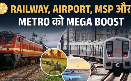 Cabinet का बड़ा Infra Push | Railway, Airport, MSP और Metro Projects Approved| Paisa Live