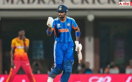 IND VS ZIM: वन-हैंडेड सिक्स से खत्म किया मैच, जिम्बाब्वे के खिलाफ हार्दिक पांड्या ने लगाया अनोखा छक्का