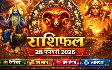 Aaj Ka Rashifal 28 Feb 2026: शनि देव का महा-गोचर, 12:10 के बाद इन राशियों की चमकेगी किस्मत, भूलकर भी न करें ये गलती!