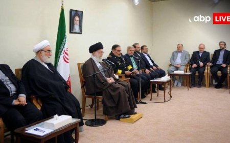 आर-पार के मूड़ में ईरान, US के 7 एयरबेसों पर दागीं मिसाइलें, जारी की खामेनेई की सांकेतिक फोटो