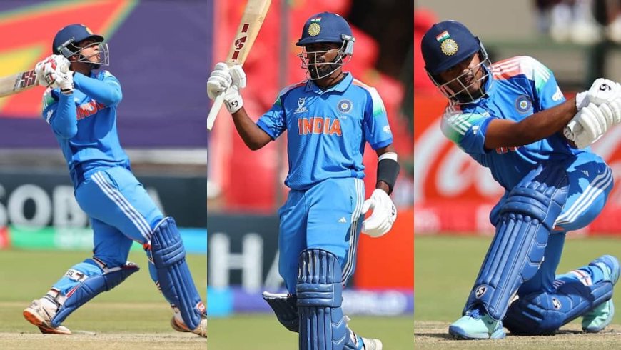 भारत ने अफगानिस्तान को हराकर 10वीं बार वर्ल्ड कप फाइनल में बनाई जगह, आरोन जॉर्ज का शतक; किया सबसे बड़ा चेज